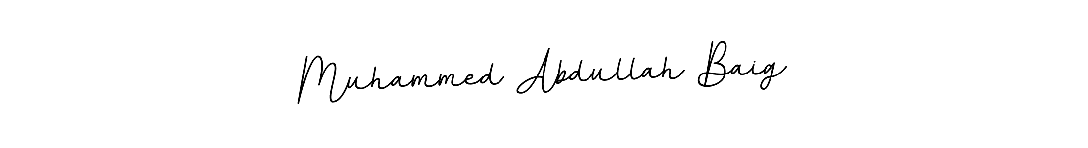 Muhammed Abdullah Baig stylish signature style. Best Handwritten Sign (BallpointsItalic-DORy9) for my name. Handwritten Signature Collection Ideas for my name Muhammed Abdullah Baig. Muhammed Abdullah Baig signature style 11 images and pictures png