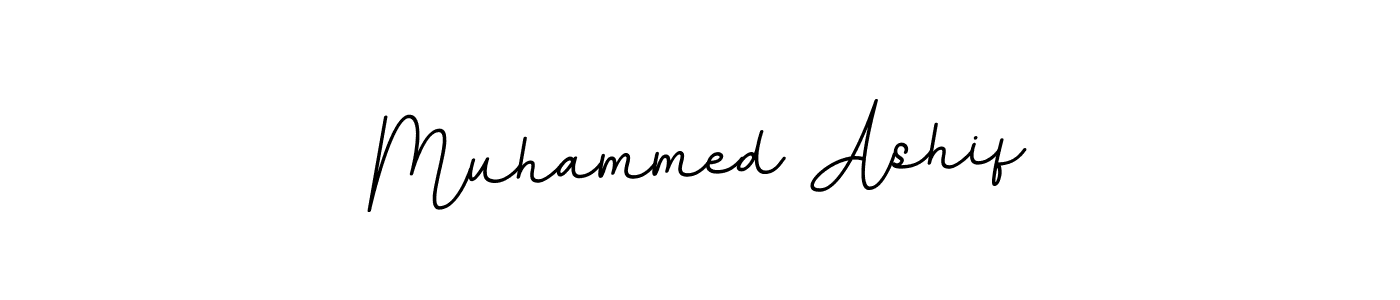 Create a beautiful signature design for name Muhammed Ashif. With this signature (BallpointsItalic-DORy9) fonts, you can make a handwritten signature for free. Muhammed Ashif signature style 11 images and pictures png