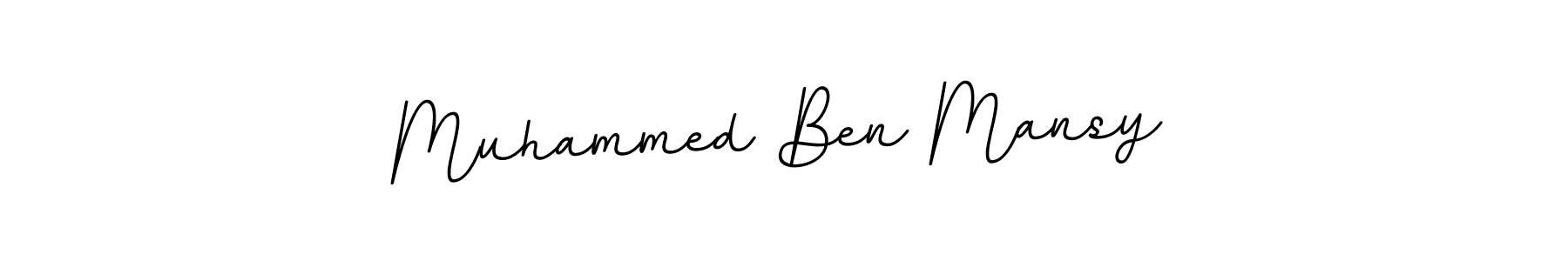 Create a beautiful signature design for name Muhammed Ben Mansy. With this signature (BallpointsItalic-DORy9) fonts, you can make a handwritten signature for free. Muhammed Ben Mansy signature style 11 images and pictures png