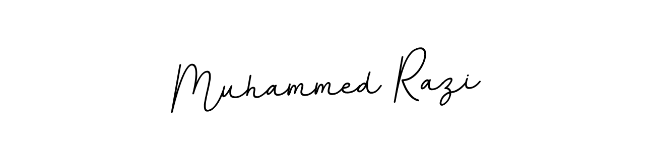 Create a beautiful signature design for name Muhammed Razi. With this signature (BallpointsItalic-DORy9) fonts, you can make a handwritten signature for free. Muhammed Razi signature style 11 images and pictures png