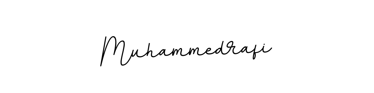 Use a signature maker to create a handwritten signature online. With this signature software, you can design (BallpointsItalic-DORy9) your own signature for name Muhammedrafi. Muhammedrafi signature style 11 images and pictures png