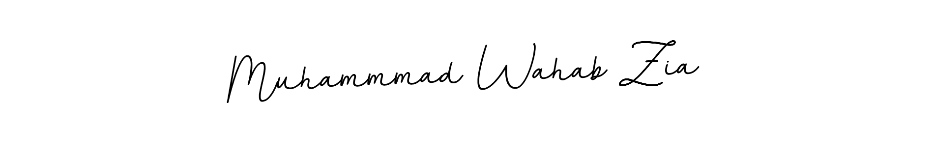 Use a signature maker to create a handwritten signature online. With this signature software, you can design (BallpointsItalic-DORy9) your own signature for name Muhammmad Wahab Zia. Muhammmad Wahab Zia signature style 11 images and pictures png