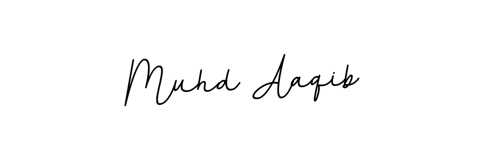 You should practise on your own different ways (BallpointsItalic-DORy9) to write your name (Muhd Aaqib) in signature. don't let someone else do it for you. Muhd Aaqib signature style 11 images and pictures png
