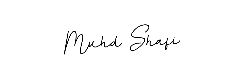 Use a signature maker to create a handwritten signature online. With this signature software, you can design (BallpointsItalic-DORy9) your own signature for name Muhd Shafi. Muhd Shafi signature style 11 images and pictures png