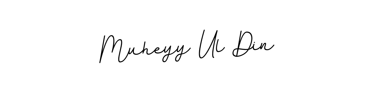 Use a signature maker to create a handwritten signature online. With this signature software, you can design (BallpointsItalic-DORy9) your own signature for name Muheyy Ul Din. Muheyy Ul Din signature style 11 images and pictures png