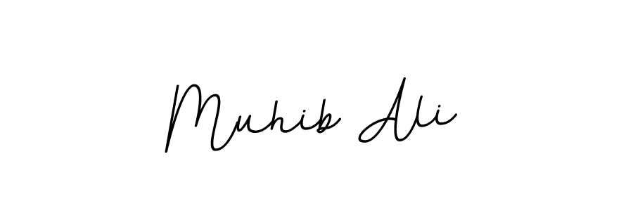 You should practise on your own different ways (BallpointsItalic-DORy9) to write your name (Muhib Ali) in signature. don't let someone else do it for you. Muhib Ali signature style 11 images and pictures png