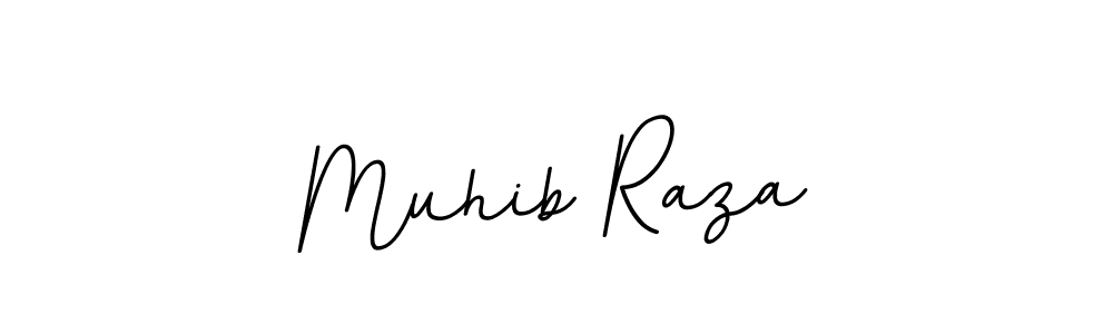 Design your own signature with our free online signature maker. With this signature software, you can create a handwritten (BallpointsItalic-DORy9) signature for name Muhib Raza. Muhib Raza signature style 11 images and pictures png