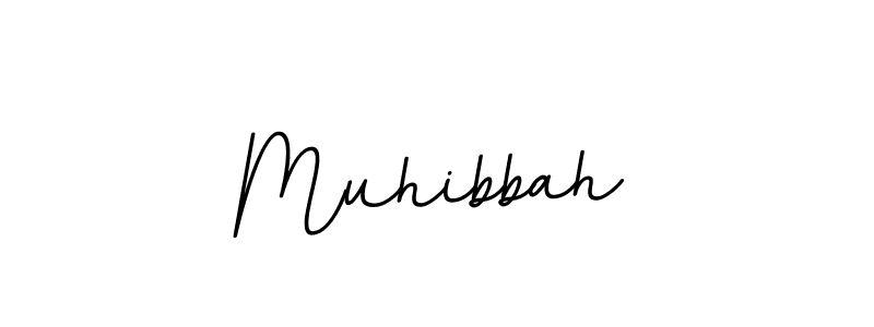 Make a beautiful signature design for name Muhibbah. With this signature (BallpointsItalic-DORy9) style, you can create a handwritten signature for free. Muhibbah signature style 11 images and pictures png