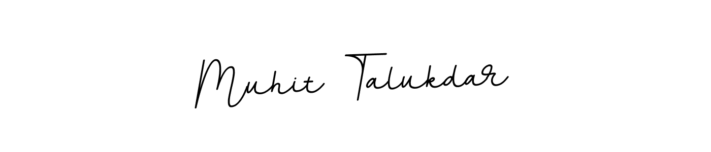 How to make Muhit Talukdar name signature. Use BallpointsItalic-DORy9 style for creating short signs online. This is the latest handwritten sign. Muhit Talukdar signature style 11 images and pictures png
