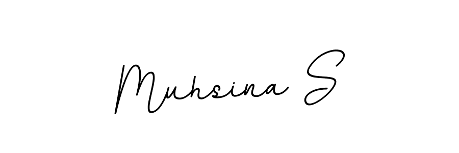 Also You can easily find your signature by using the search form. We will create Muhsina S name handwritten signature images for you free of cost using BallpointsItalic-DORy9 sign style. Muhsina S signature style 11 images and pictures png