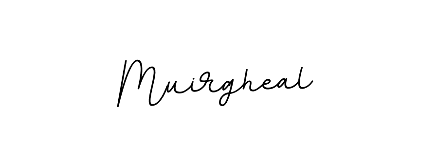 Use a signature maker to create a handwritten signature online. With this signature software, you can design (BallpointsItalic-DORy9) your own signature for name Muirgheal. Muirgheal signature style 11 images and pictures png