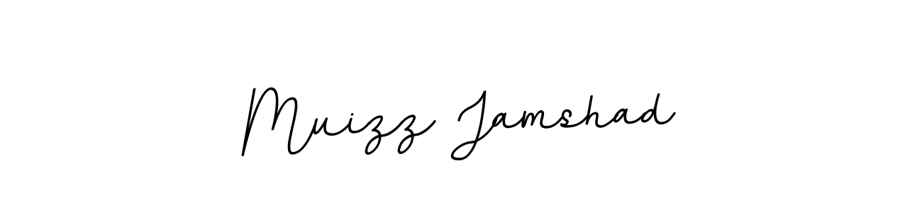 Design your own signature with our free online signature maker. With this signature software, you can create a handwritten (BallpointsItalic-DORy9) signature for name Muizz Jamshad. Muizz Jamshad signature style 11 images and pictures png