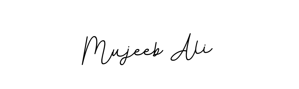 The best way (BallpointsItalic-DORy9) to make a short signature is to pick only two or three words in your name. The name Mujeeb Ali include a total of six letters. For converting this name. Mujeeb Ali signature style 11 images and pictures png