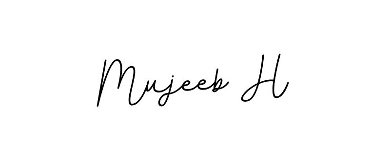 You can use this online signature creator to create a handwritten signature for the name Mujeeb H. This is the best online autograph maker. Mujeeb H signature style 11 images and pictures png