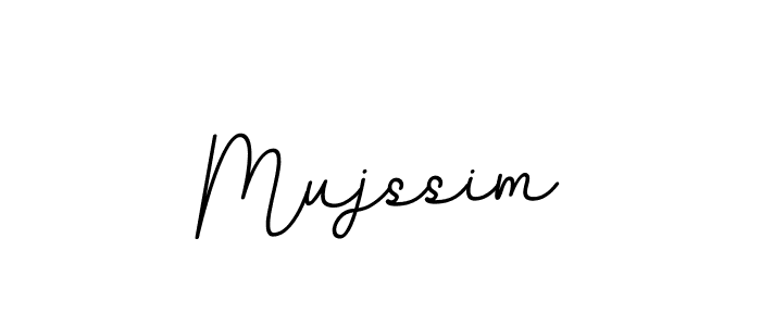 How to make Mujssim name signature. Use BallpointsItalic-DORy9 style for creating short signs online. This is the latest handwritten sign. Mujssim signature style 11 images and pictures png