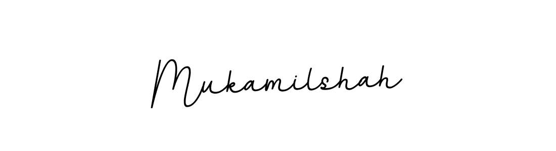 The best way (BallpointsItalic-DORy9) to make a short signature is to pick only two or three words in your name. The name Mukamilshah include a total of six letters. For converting this name. Mukamilshah signature style 11 images and pictures png