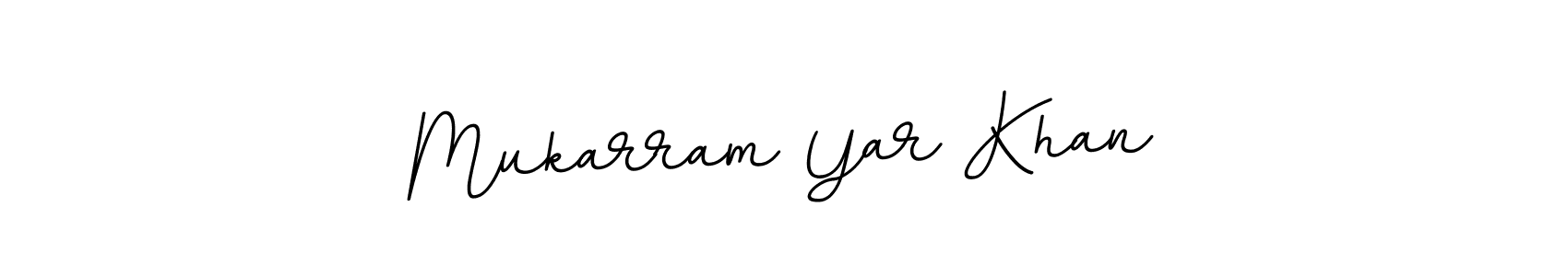 This is the best signature style for the Mukarram Yar Khan name. Also you like these signature font (BallpointsItalic-DORy9). Mix name signature. Mukarram Yar Khan signature style 11 images and pictures png