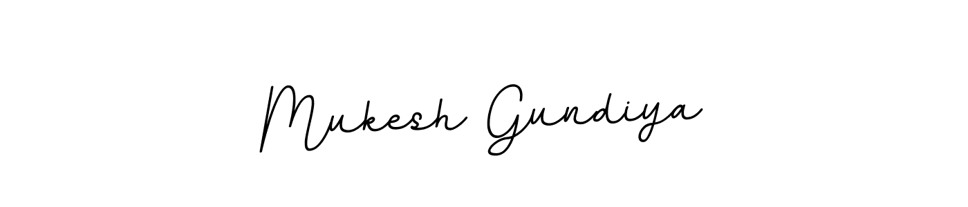 Design your own signature with our free online signature maker. With this signature software, you can create a handwritten (BallpointsItalic-DORy9) signature for name Mukesh Gundiya. Mukesh Gundiya signature style 11 images and pictures png