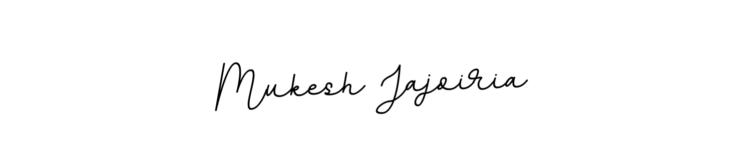 Create a beautiful signature design for name Mukesh Jajoiria. With this signature (BallpointsItalic-DORy9) fonts, you can make a handwritten signature for free. Mukesh Jajoiria signature style 11 images and pictures png