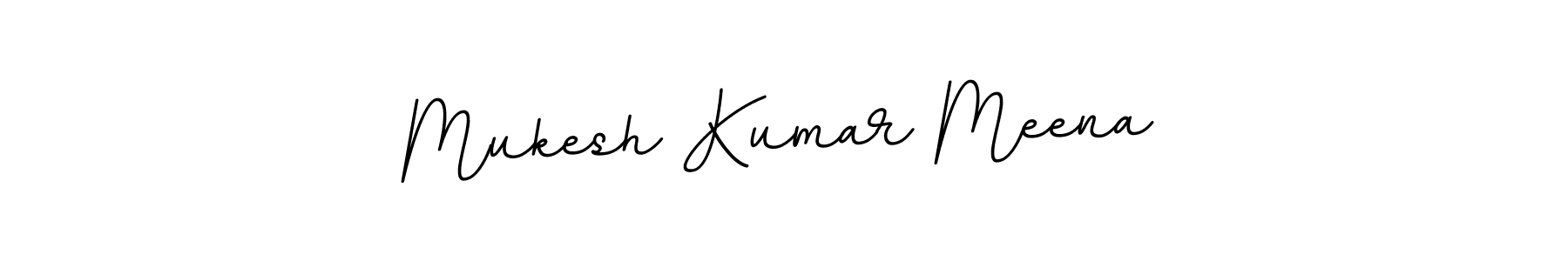 Make a beautiful signature design for name Mukesh Kumar Meena. With this signature (BallpointsItalic-DORy9) style, you can create a handwritten signature for free. Mukesh Kumar Meena signature style 11 images and pictures png