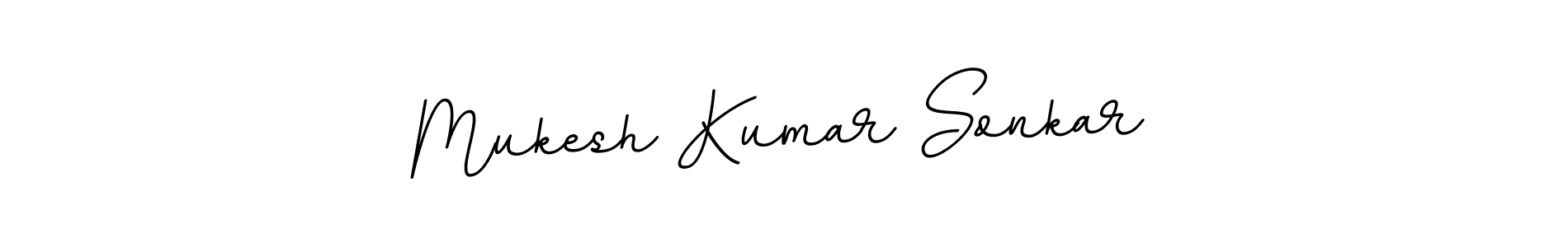 This is the best signature style for the Mukesh Kumar Sonkar name. Also you like these signature font (BallpointsItalic-DORy9). Mix name signature. Mukesh Kumar Sonkar signature style 11 images and pictures png