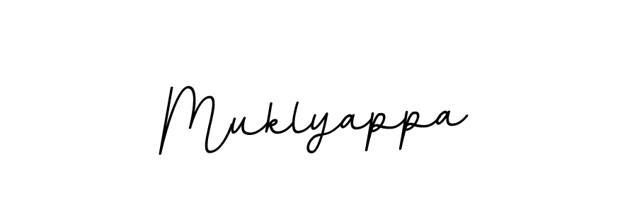Use a signature maker to create a handwritten signature online. With this signature software, you can design (BallpointsItalic-DORy9) your own signature for name Muklyappa. Muklyappa signature style 11 images and pictures png