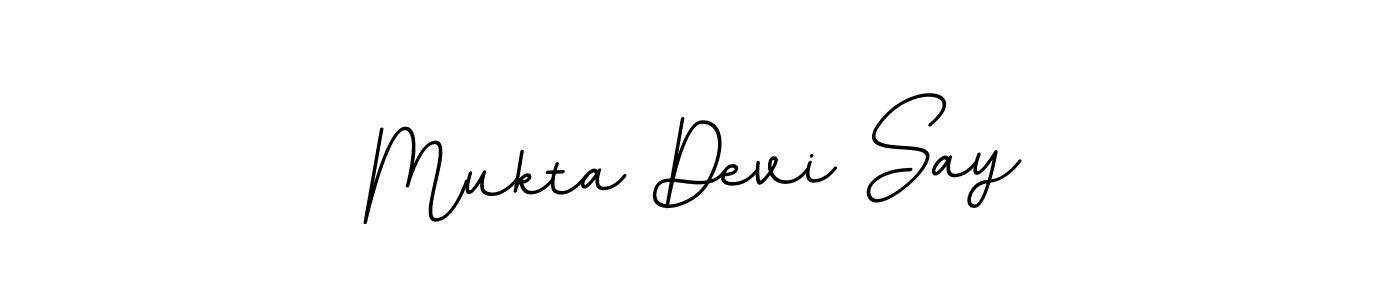 How to Draw Mukta Devi Say signature style? BallpointsItalic-DORy9 is a latest design signature styles for name Mukta Devi Say. Mukta Devi Say signature style 11 images and pictures png