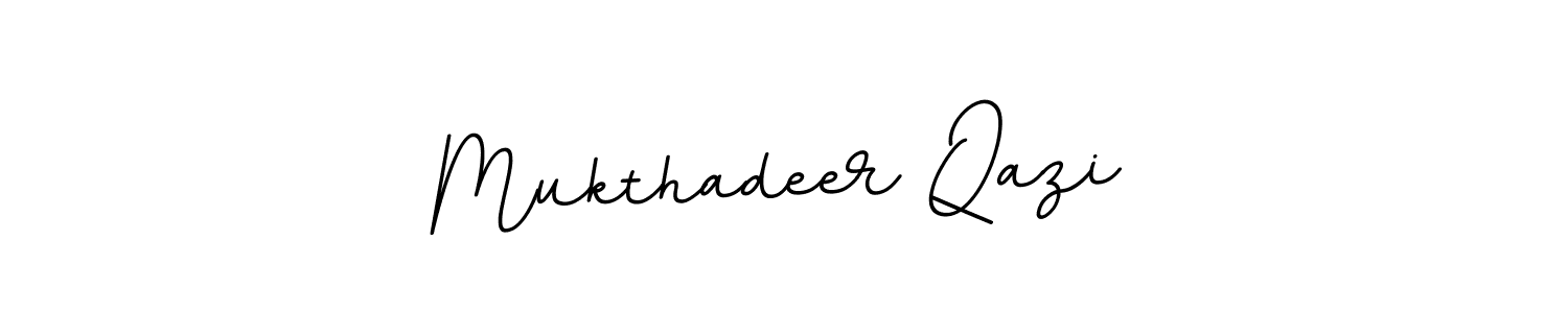 It looks lik you need a new signature style for name Mukthadeer Qazi. Design unique handwritten (BallpointsItalic-DORy9) signature with our free signature maker in just a few clicks. Mukthadeer Qazi signature style 11 images and pictures png