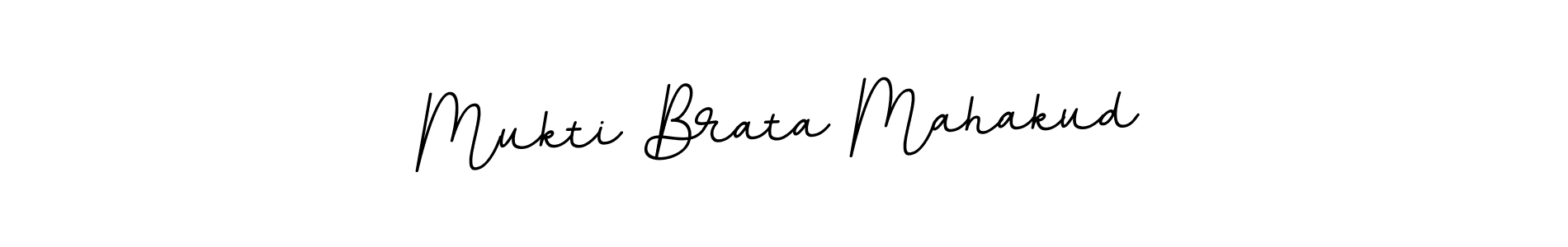 Create a beautiful signature design for name Mukti Brata Mahakud. With this signature (BallpointsItalic-DORy9) fonts, you can make a handwritten signature for free. Mukti Brata Mahakud signature style 11 images and pictures png