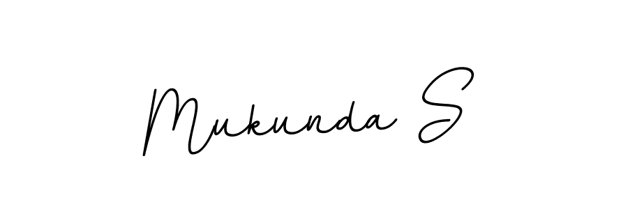 How to make Mukunda S signature? BallpointsItalic-DORy9 is a professional autograph style. Create handwritten signature for Mukunda S name. Mukunda S signature style 11 images and pictures png