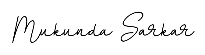Give your name Mukunda Sarkar an exquisite flair with the BallpointsItalic-DORy9 script font. Ideal for contracts, resumes, and formal letterheads. Mukunda Sarkar signature style 11 images and pictures png