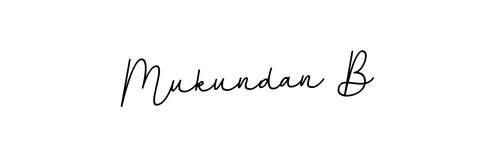 Also we have Mukundan B name is the best signature style. Create professional handwritten signature collection using BallpointsItalic-DORy9 autograph style. Mukundan B signature style 11 images and pictures png