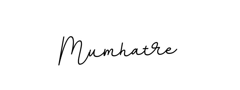 How to make Mumhatre name signature. Use BallpointsItalic-DORy9 style for creating short signs online. This is the latest handwritten sign. Mumhatre signature style 11 images and pictures png