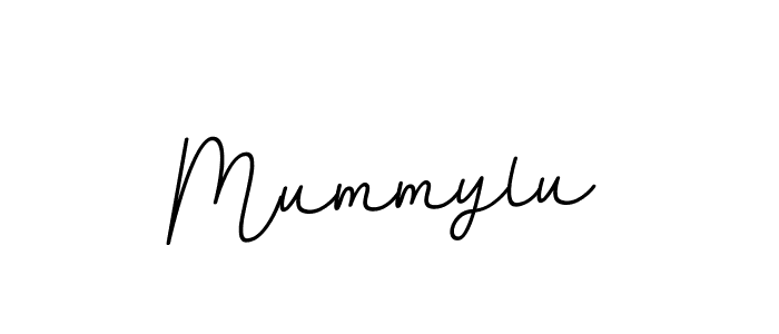 How to make Mummylu name signature. Use BallpointsItalic-DORy9 style for creating short signs online. This is the latest handwritten sign. Mummylu signature style 11 images and pictures png