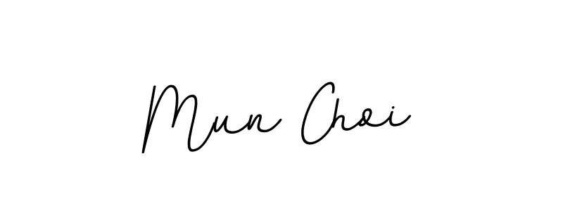 The best way (BallpointsItalic-DORy9) to make a short signature is to pick only two or three words in your name. The name Mun Choi include a total of six letters. For converting this name. Mun Choi signature style 11 images and pictures png