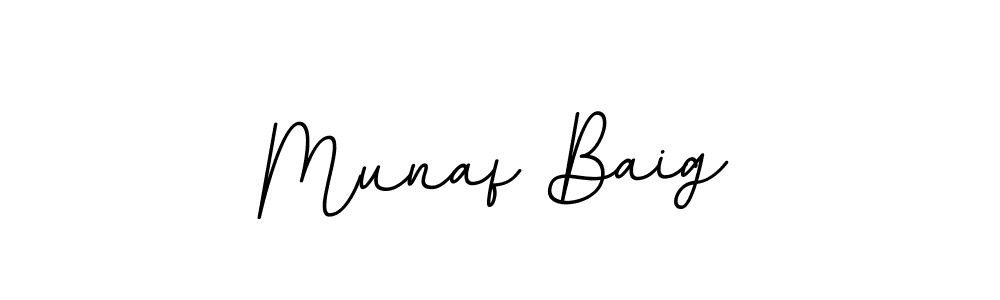 It looks lik you need a new signature style for name Munaf Baig. Design unique handwritten (BallpointsItalic-DORy9) signature with our free signature maker in just a few clicks. Munaf Baig signature style 11 images and pictures png