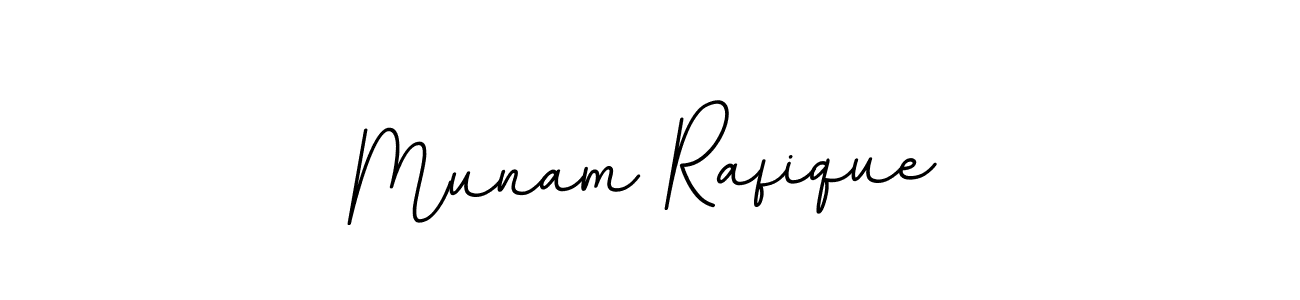 Use a signature maker to create a handwritten signature online. With this signature software, you can design (BallpointsItalic-DORy9) your own signature for name Munam Rafique. Munam Rafique signature style 11 images and pictures png