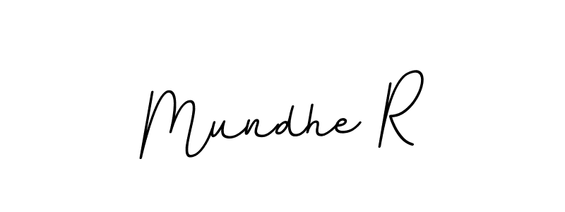Also we have Mundhe R name is the best signature style. Create professional handwritten signature collection using BallpointsItalic-DORy9 autograph style. Mundhe R signature style 11 images and pictures png