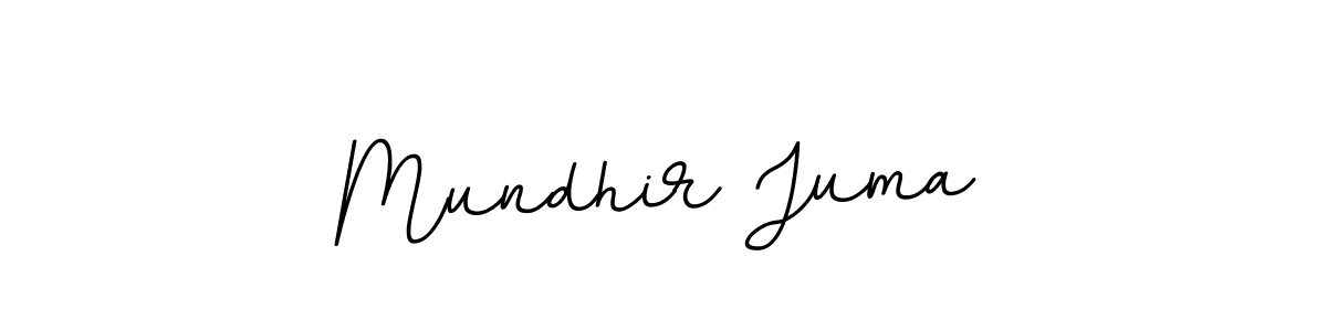 Design your own signature with our free online signature maker. With this signature software, you can create a handwritten (BallpointsItalic-DORy9) signature for name Mundhir Juma. Mundhir Juma signature style 11 images and pictures png