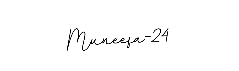 It looks lik you need a new signature style for name Muneefa-24. Design unique handwritten (BallpointsItalic-DORy9) signature with our free signature maker in just a few clicks. Muneefa-24 signature style 11 images and pictures png