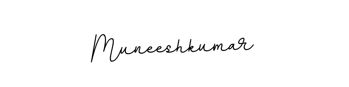 Muneeshkumar stylish signature style. Best Handwritten Sign (BallpointsItalic-DORy9) for my name. Handwritten Signature Collection Ideas for my name Muneeshkumar. Muneeshkumar signature style 11 images and pictures png