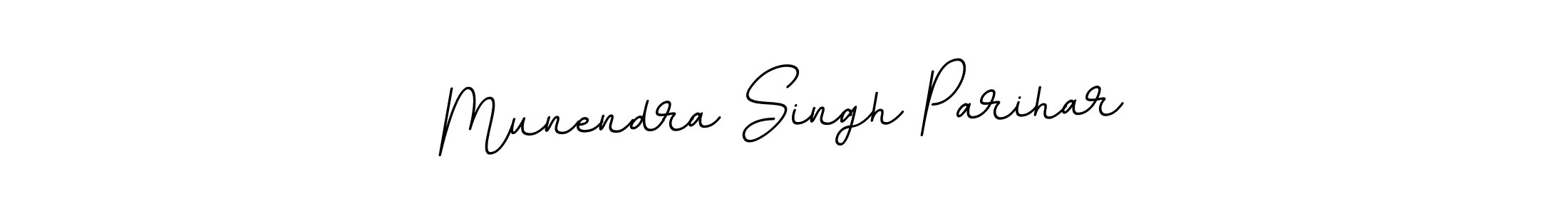 Create a beautiful signature design for name Munendra Singh Parihar. With this signature (BallpointsItalic-DORy9) fonts, you can make a handwritten signature for free. Munendra Singh Parihar signature style 11 images and pictures png