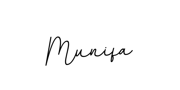 Use a signature maker to create a handwritten signature online. With this signature software, you can design (BallpointsItalic-DORy9) your own signature for name Munifa. Munifa signature style 11 images and pictures png