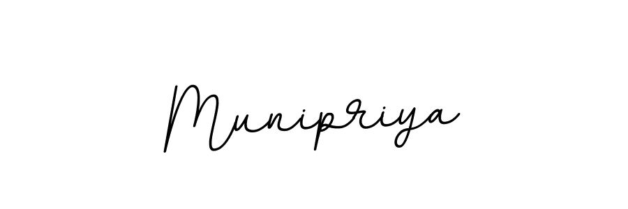 Make a beautiful signature design for name Munipriya. With this signature (BallpointsItalic-DORy9) style, you can create a handwritten signature for free. Munipriya signature style 11 images and pictures png