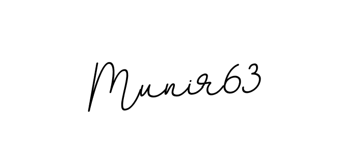 You can use this online signature creator to create a handwritten signature for the name Munir63. This is the best online autograph maker. Munir63 signature style 11 images and pictures png