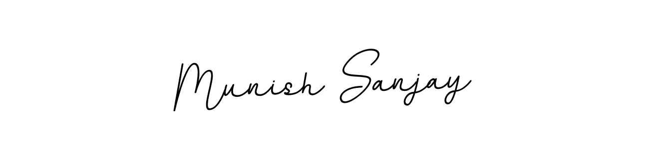 Also we have Munish Sanjay name is the best signature style. Create professional handwritten signature collection using BallpointsItalic-DORy9 autograph style. Munish Sanjay signature style 11 images and pictures png