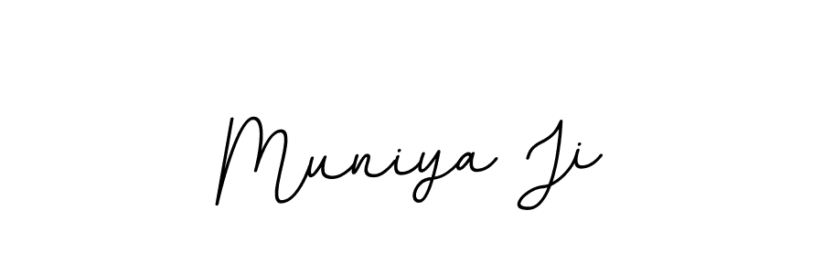 Create a beautiful signature design for name Muniya Ji. With this signature (BallpointsItalic-DORy9) fonts, you can make a handwritten signature for free. Muniya Ji signature style 11 images and pictures png