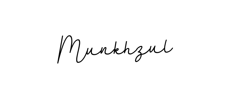 How to make Munkhzul name signature. Use BallpointsItalic-DORy9 style for creating short signs online. This is the latest handwritten sign. Munkhzul signature style 11 images and pictures png