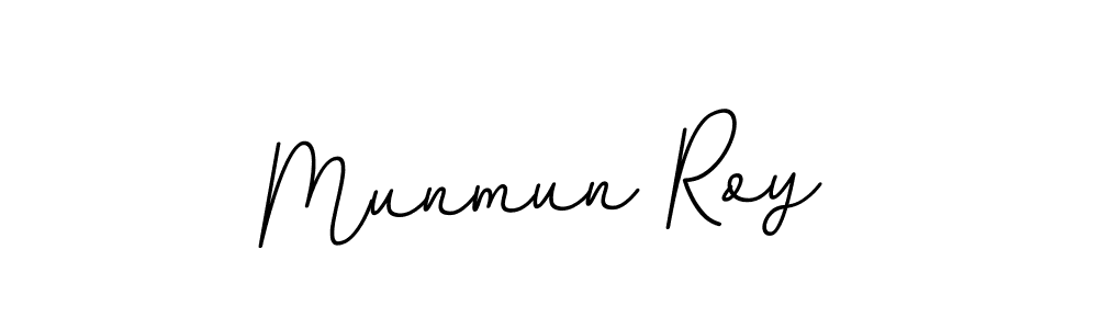 Munmun Roy stylish signature style. Best Handwritten Sign (BallpointsItalic-DORy9) for my name. Handwritten Signature Collection Ideas for my name Munmun Roy. Munmun Roy signature style 11 images and pictures png