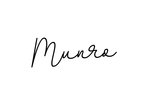 Use a signature maker to create a handwritten signature online. With this signature software, you can design (BallpointsItalic-DORy9) your own signature for name Munro. Munro signature style 11 images and pictures png